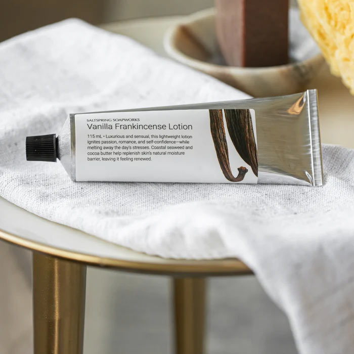 Saltspring Soapworks - Vanilla Frankincense Lotion
