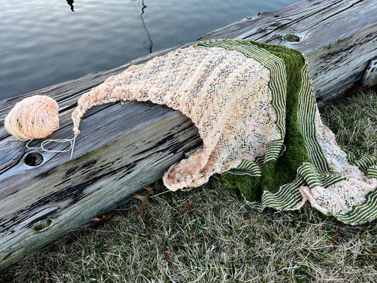 Savanna Shawl Knitting Pattern - Digital Download