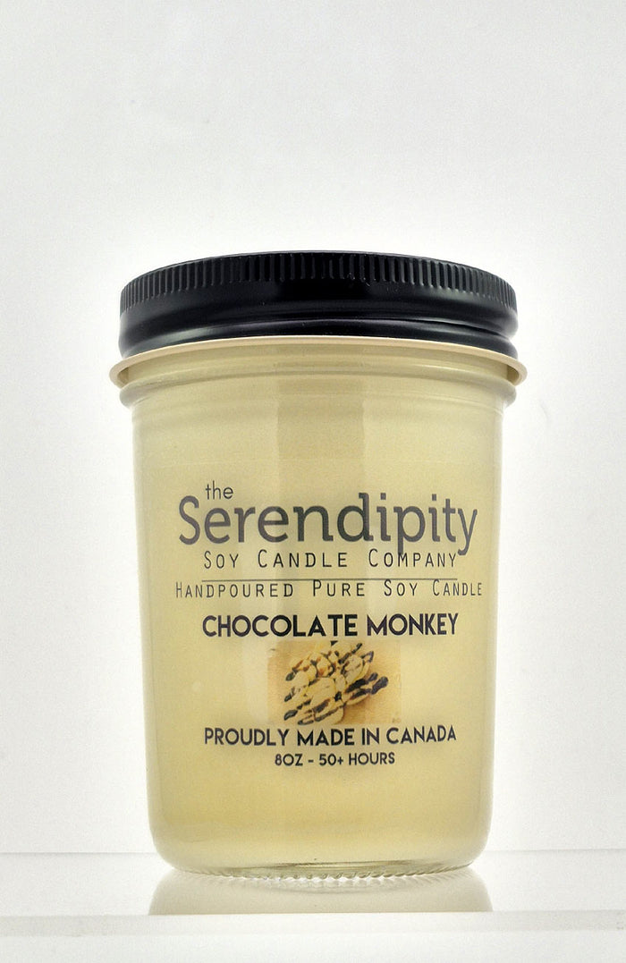 Serendipity Soy Wax Candle - Chocolate Monkey