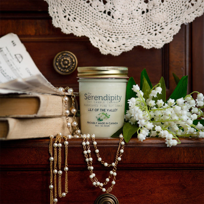 Serendipity Soy Wax Candle - Lily of the Valley
