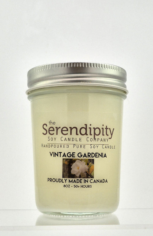 Serendipity Soy Wax Candle - Vintage Gardenia