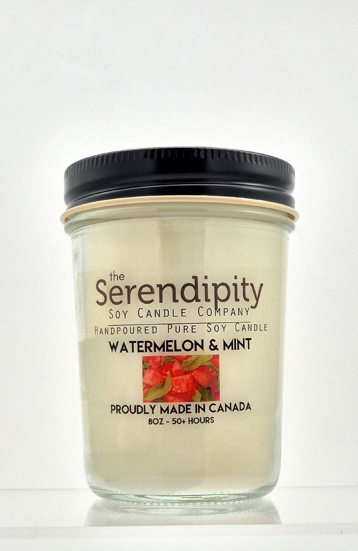 Serendipity Soy Wax Candle - Watermelon & Mint