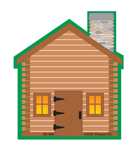 Small cabin notepad perfect for outdoor-themed classroom
