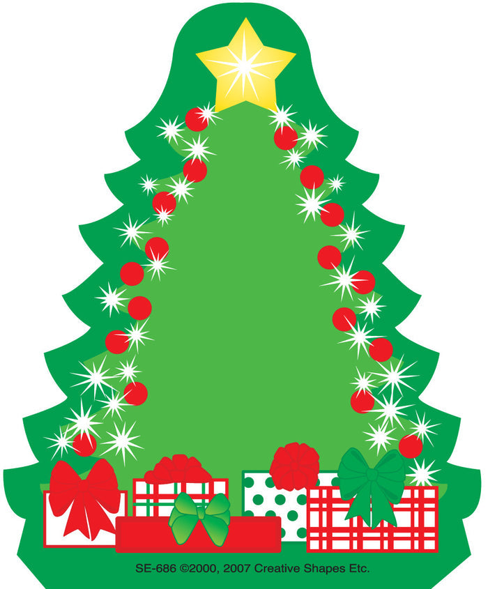 Mini Notepad - Decorated Tree - Creative Shapes Etc.
