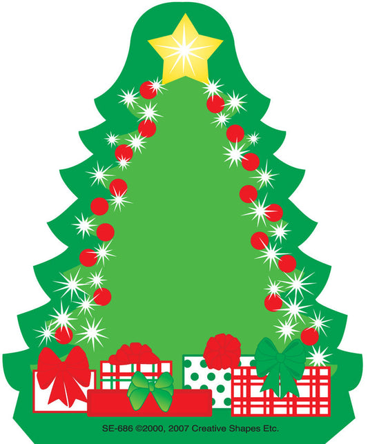 Mini Notepad - Decorated Tree - Creative Shapes Etc.