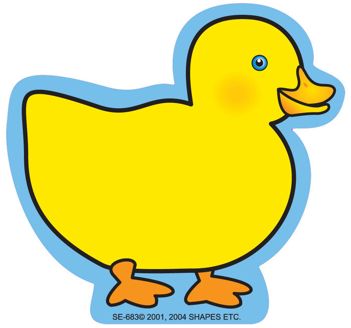 Cute duckling notepad perfect for classroom decor and crafts