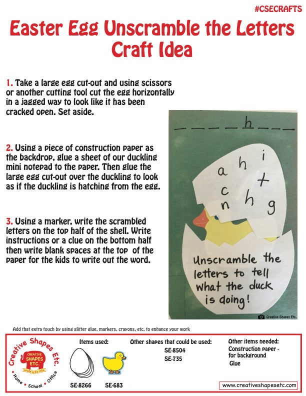 Small duckling notepad adds charm to classroom bulletin boards