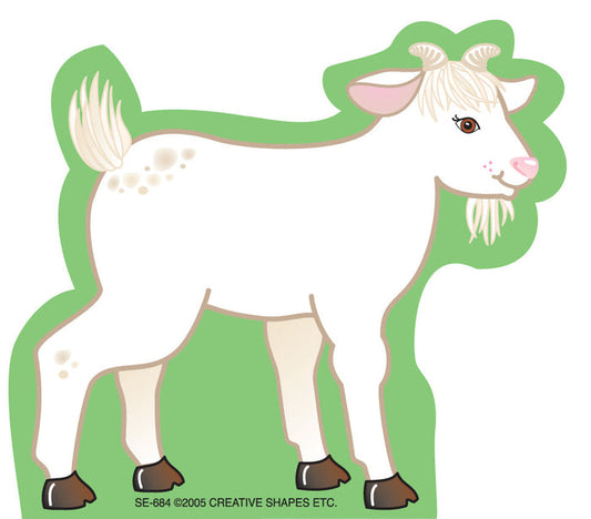 Mini Notepad - Goat/Kid - Creative Shapes Etc.