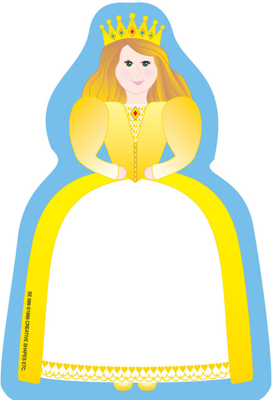Princess notepad for VBS crafts notes and bookmarks