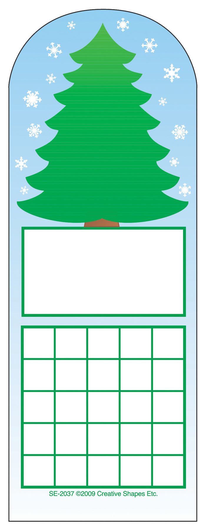 Personal Incentive Chart - Fir Tree - Creative Shapes Etc.
