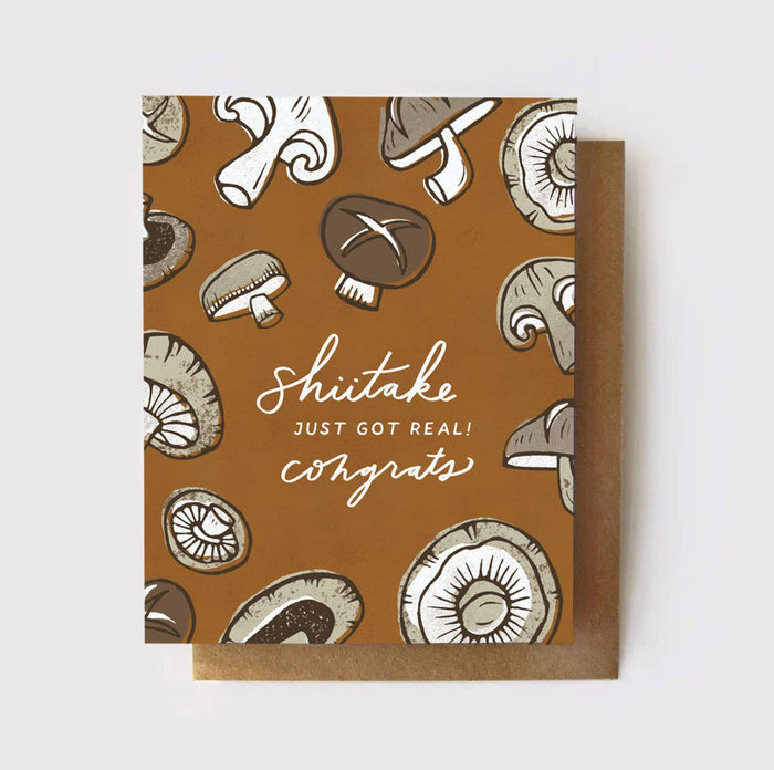 Shiitake Congrats Card