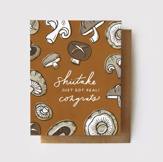 Shiitake Congrats Card
