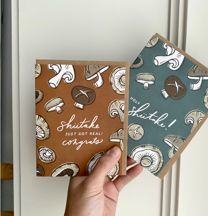 Shiitake Congrats Card