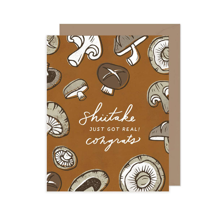 Shiitake Congrats Card