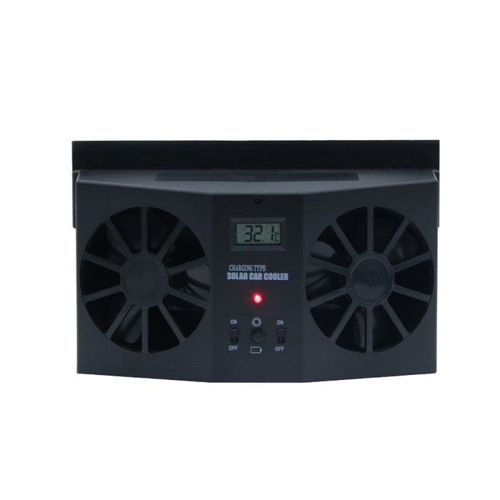 Solar Powered Car Fan-TopOnlineBargains.Com