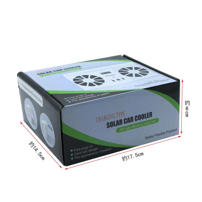 Solar Powered Car Fan-TopOnlineBargains.Com