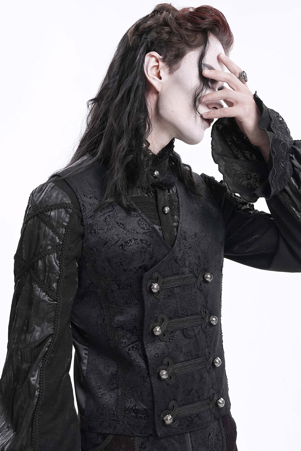 Black Butcher Damask Vest