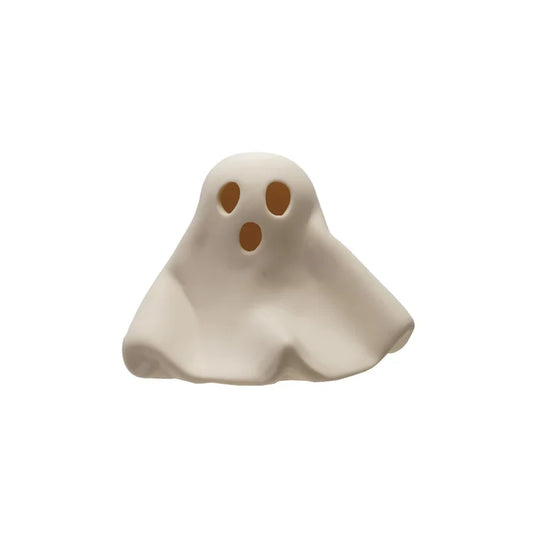 Stoneware Bisque Ghost w/LED Light
