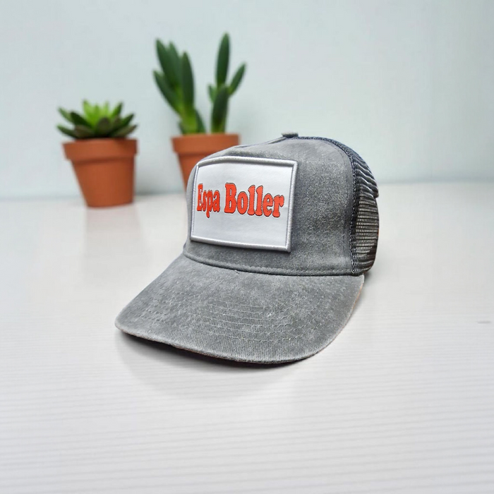 Svart Denim Caps