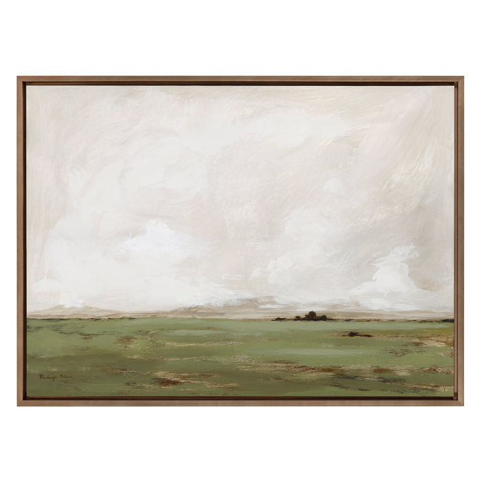 Rest No. 1 green landscape by Mackenzie Nelson, front view