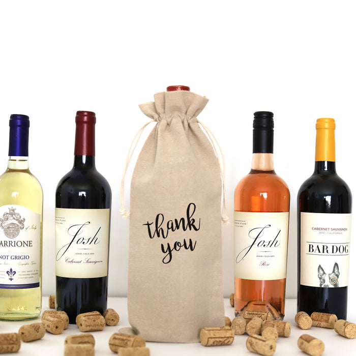 THANK YOU - WINE BAG