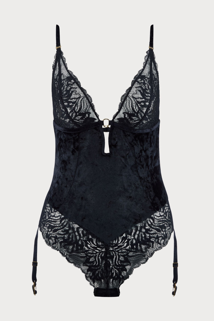 The Night Before Suspender Bodysuit, Size XS (UK 8)