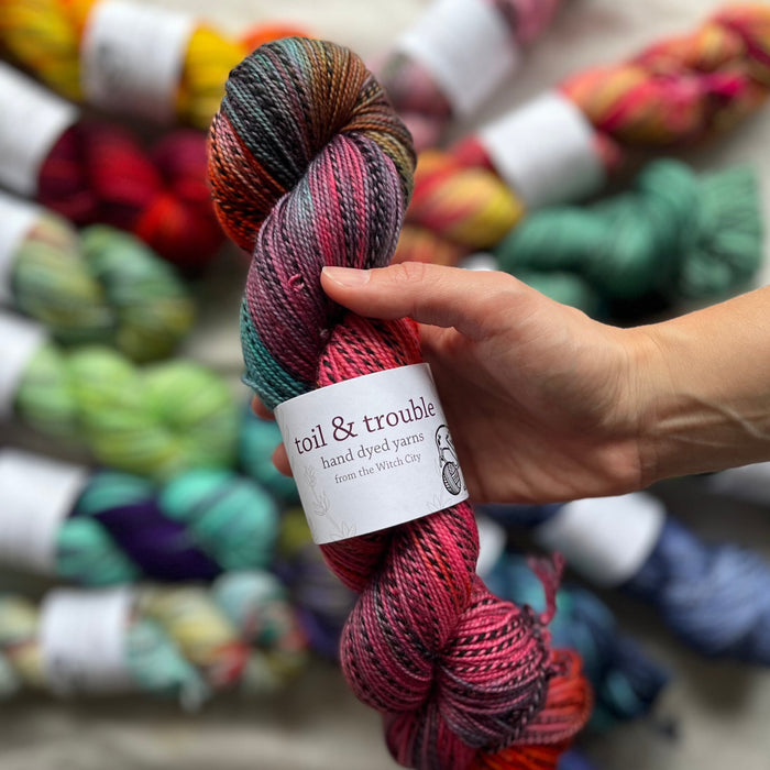 Toil & Trouble Inkblot Sock
