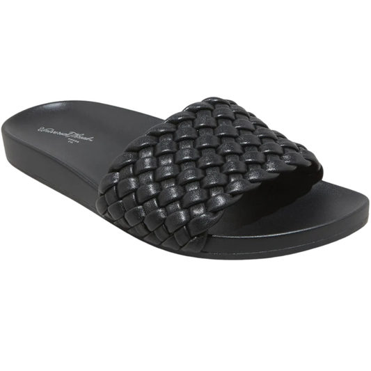 Universal Thread Women’s Polly Woven Slide Sandals Black