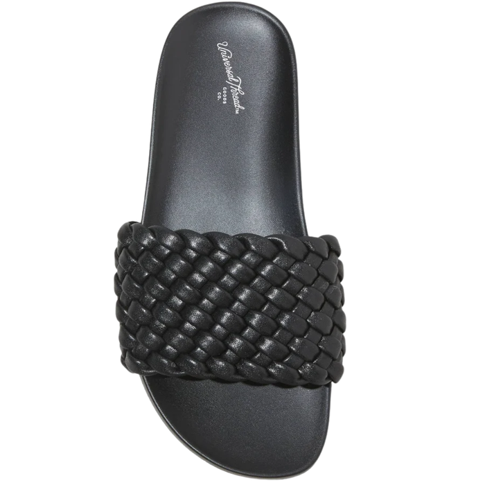 Universal Thread Women’s Polly Woven Slide Sandals Black