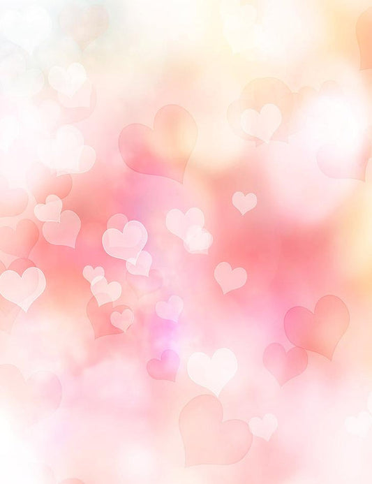 Valentine Heart Shaped Lights Holiday Photography Backdrop J-0268 Shopbackdrop