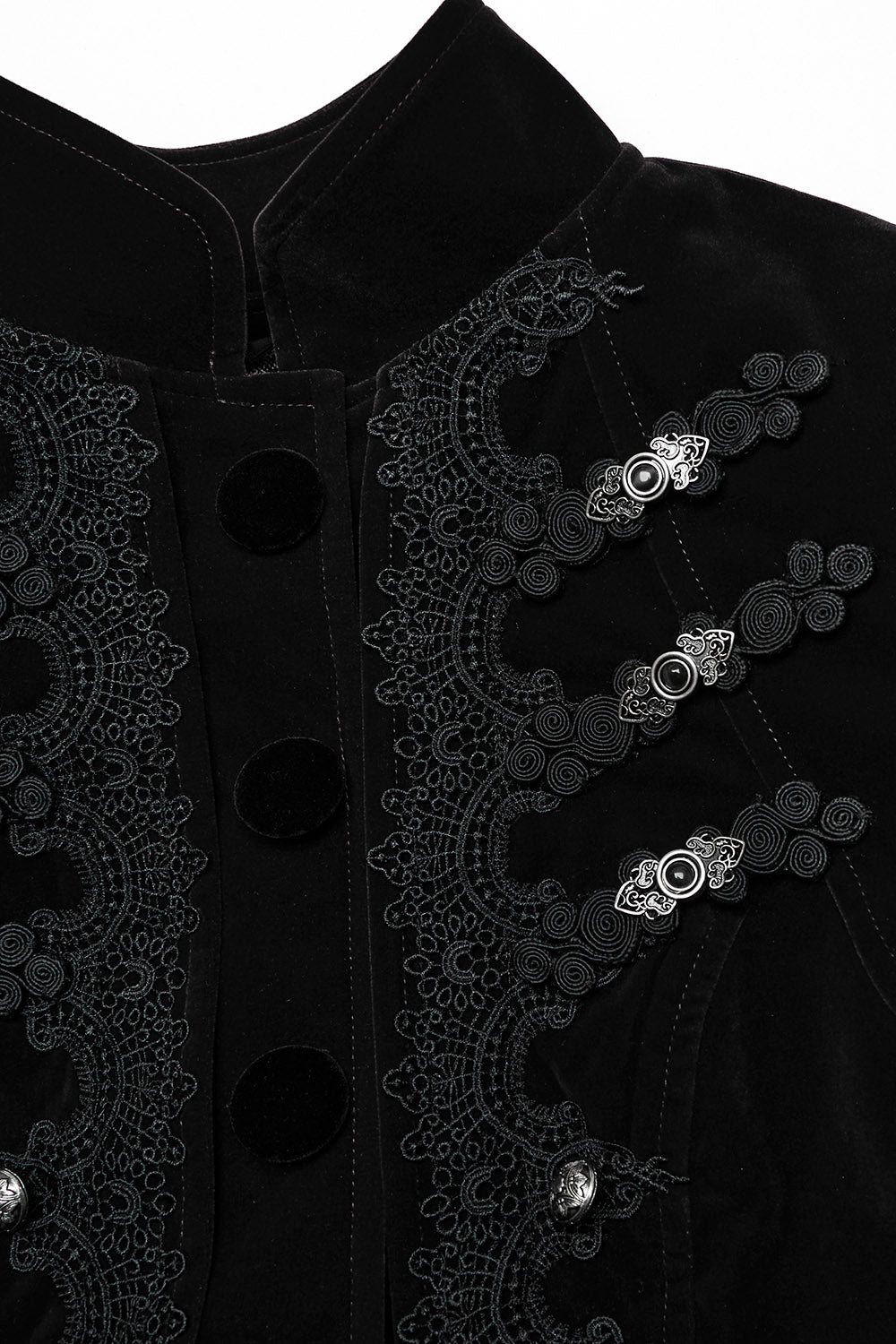 Antoinette Black Velvet Victorian Coat
