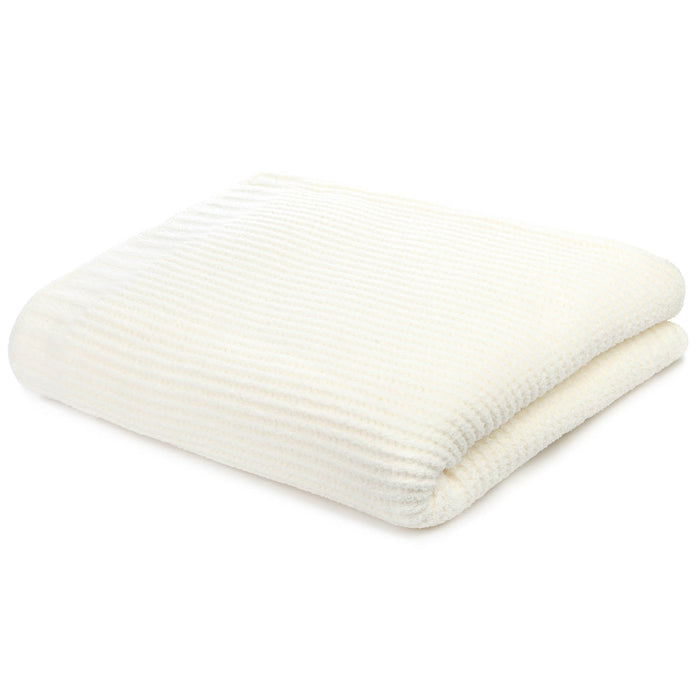 Waffle Weave Chenilla Queen Blankets