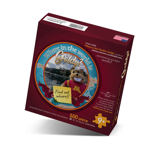 Where in the World is Goldy? 500 Pc Puzzle - 1st Edition
