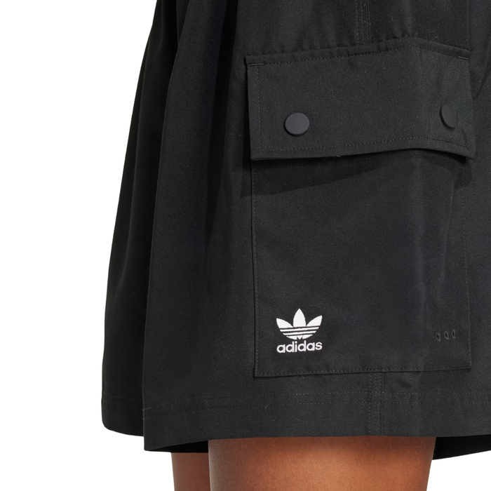 Adidas Women’s Essentials Woven High-Waist Cargo Shorts Black JD1514