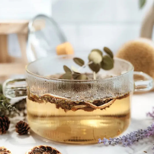 Wood & Glass Simmer Pot 40
